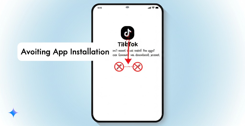 Avoiding App Installation